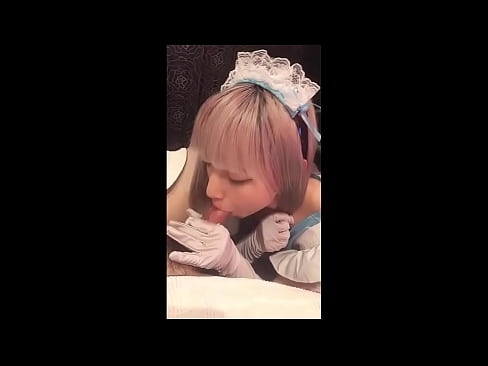 ❤️ 日本偶像 [mayuka]，法國女僕服裝，第 1 部分，口交和用乳液混蛋 ❌ 他媽的視頻 在我們 ☑